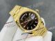 vr factory super clone rolex day date 40 brown stick face gold  2836 watch (4)_th.jpg